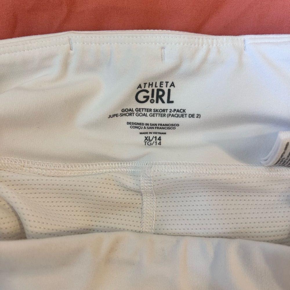 Athleta Girl White tennis Skort - Picture 3 of 3